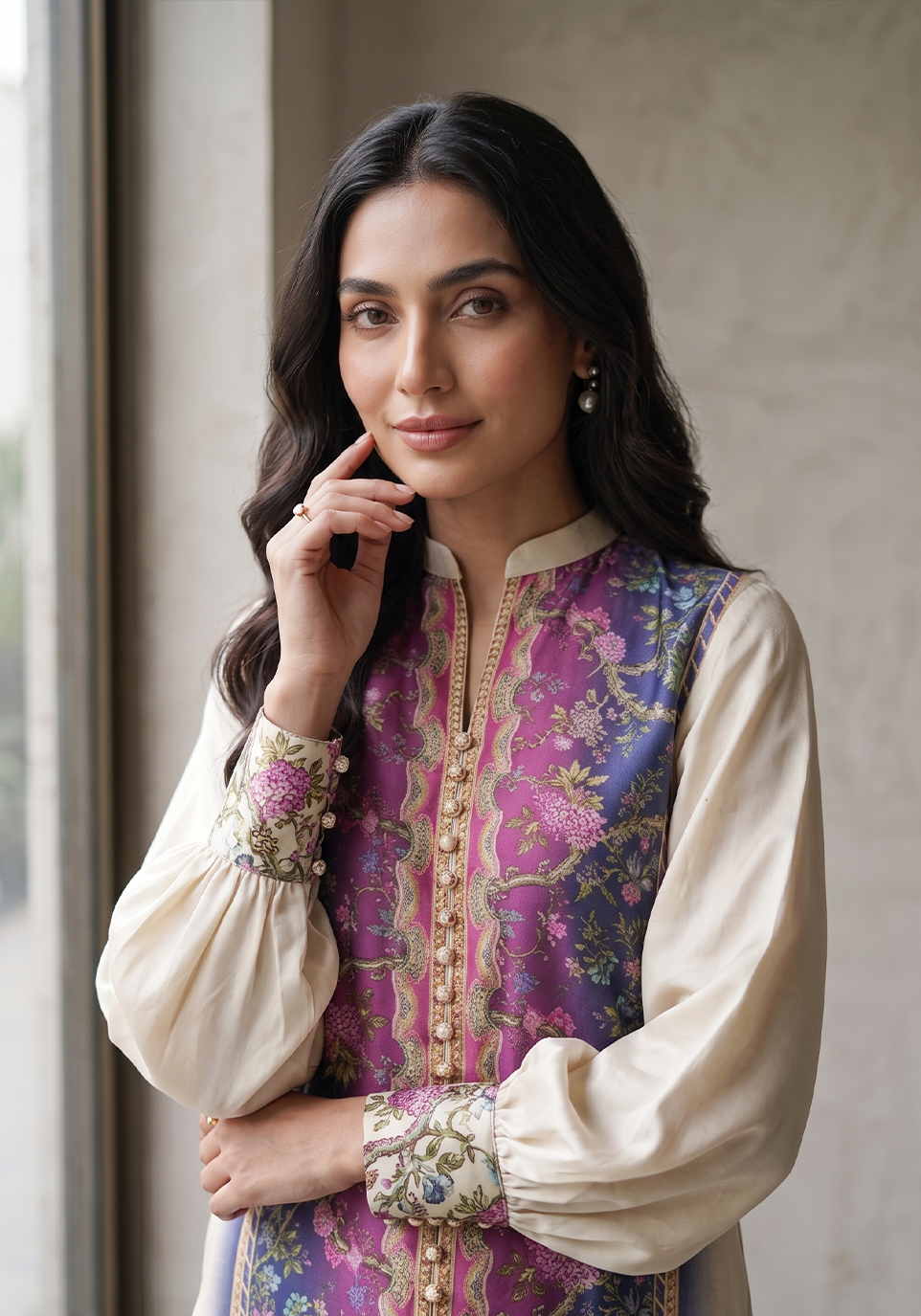 Zarqash | Silk Edit 26 | Imperial Bloom by Zarqash - Designer Dress  - Type : Ladies Clothes - Available at Libayah - 100% Original 
