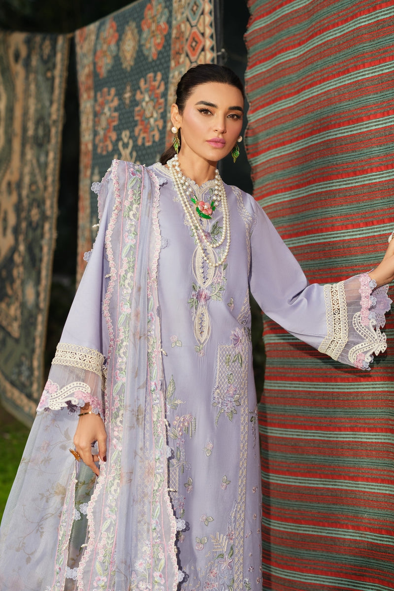 Maryam Hussain | Luxury Lawn 26 | Jasmine - Designer Dress - Type : Ladies Clothes - Available at Libayah - 100% Original