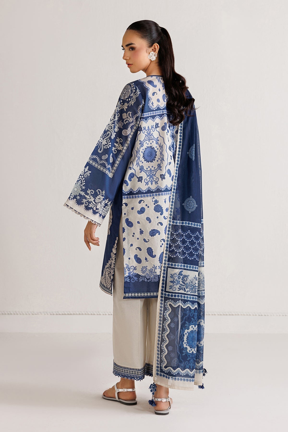 Baroque | Luxury Summer Pret | UF-4494 by Baroque - Designer Dress  - Type : Ladies Clothes - Available at Libayah - 100% Original 
