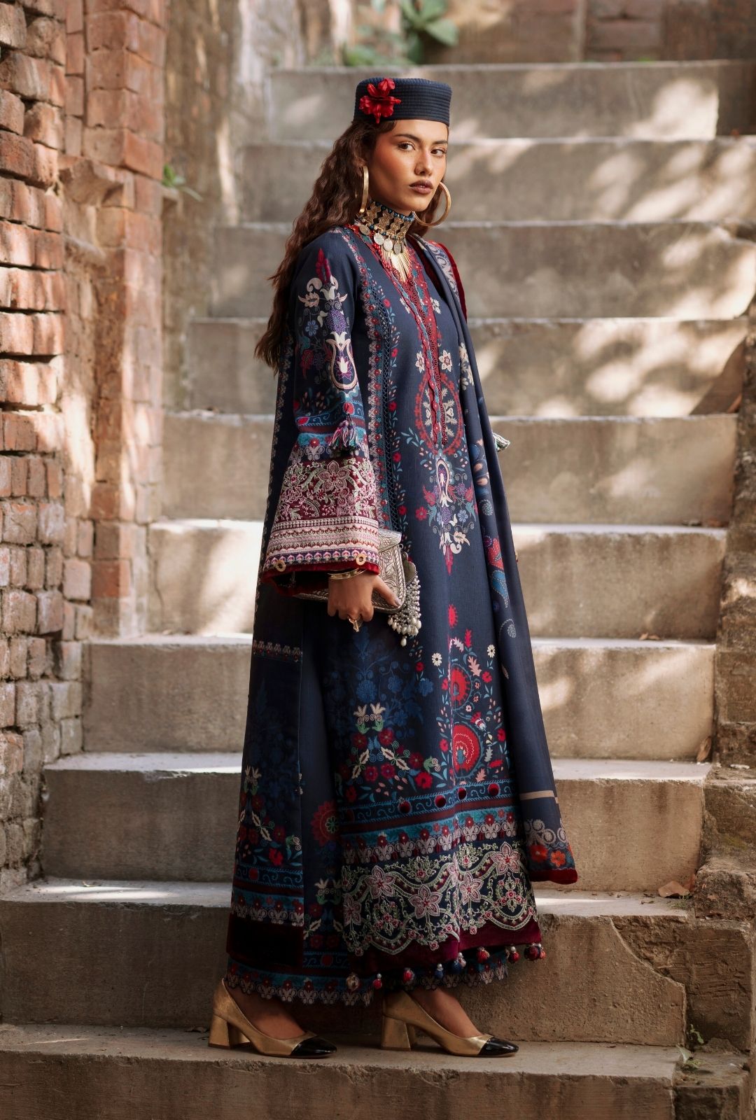 AJR Couture | Sard Sham | Nilofer by AJR Couture - Designer Dress - Type : Ladies Clothes - Available at Libayah - 100% Original 