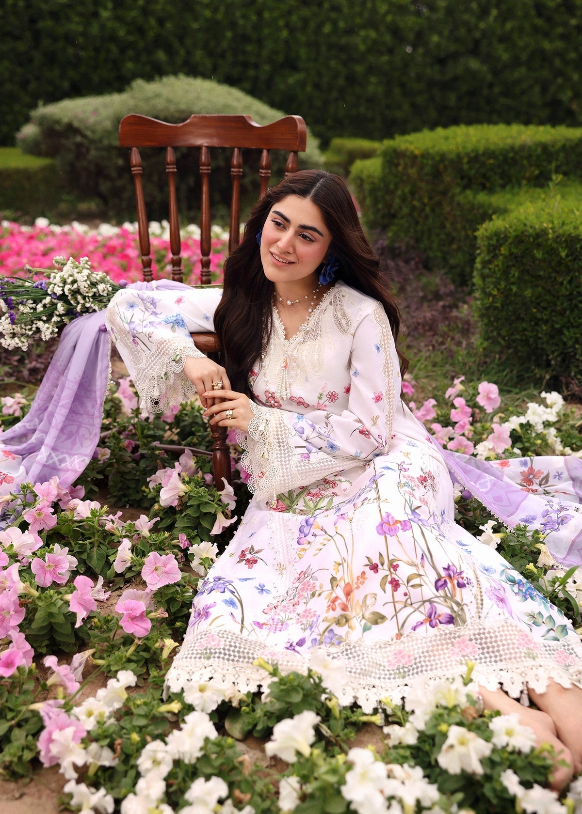 Sardinia | Embroidered Lawn Edit 26 | Lavender Clouds by Sardinia - Designer Dress  - Type : Ladies Clothes - Available at Libayah - 100% Original 