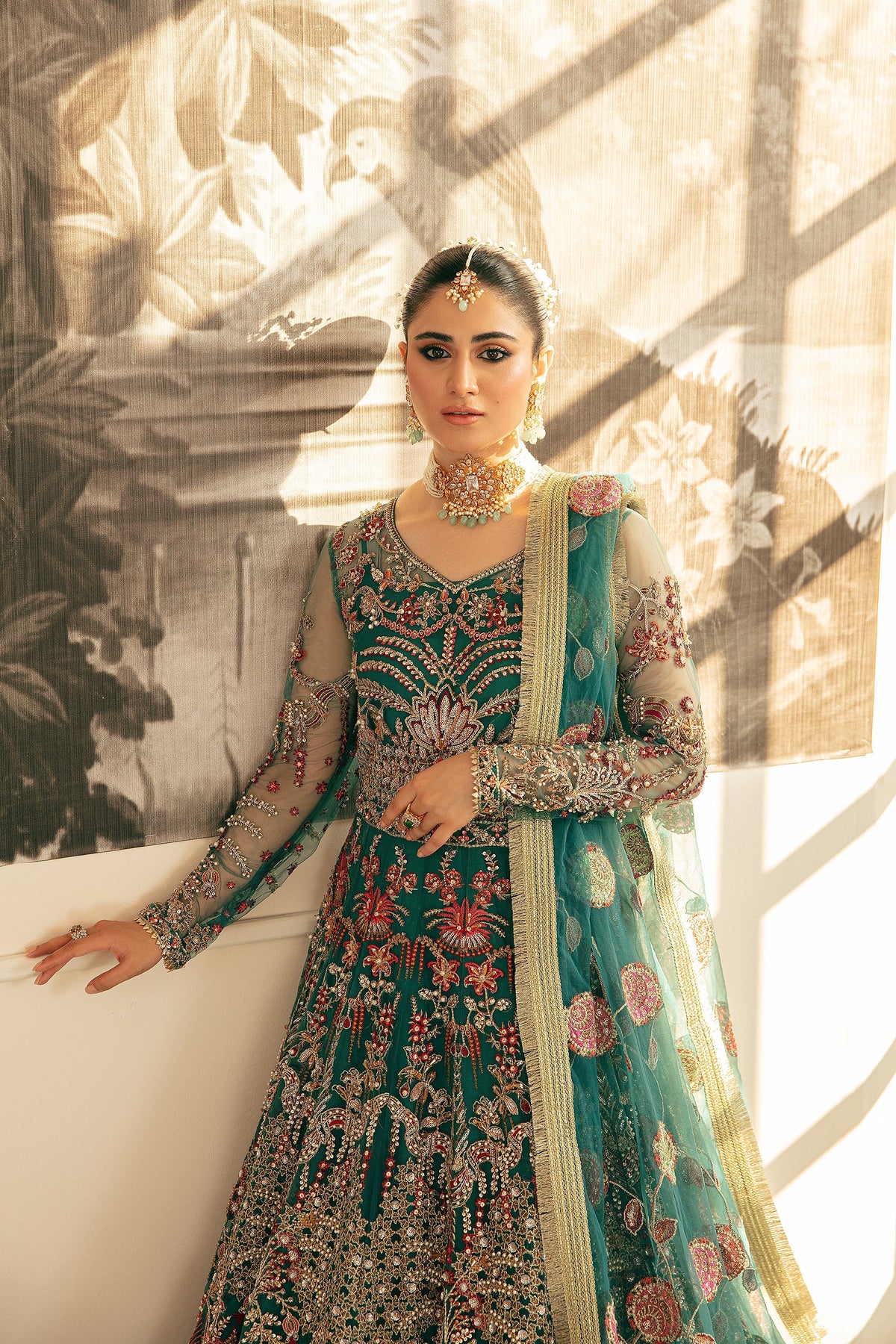 Ezra | Wedding Collection | Zeenat by Ezra - Designer Dress - Type: Ladies Clothes - Available at Libayah - 100% Original