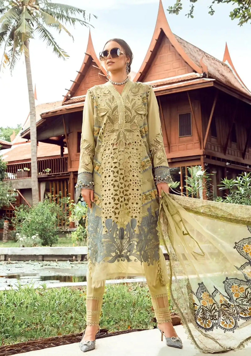 Maria B | Eid Lawn |  D-10 by Maria B - Designer Dress  - Type : Ladies Clothes - Available at Libayah - 100% Original 