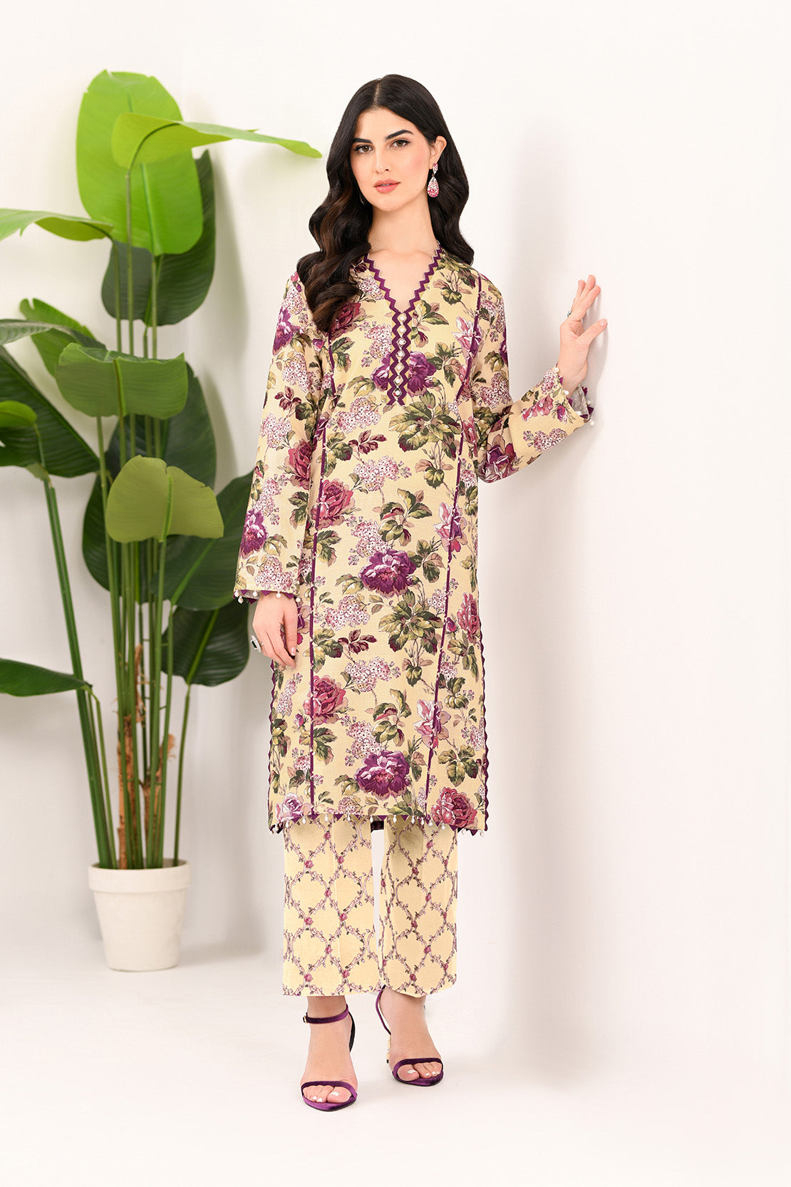 So Kamal | Winter Khaddar | KHADDAR SUIT SK06 by So Kamal - Designer Dress - Type: Ladies Clothes - Available at Libayah - 100% Original