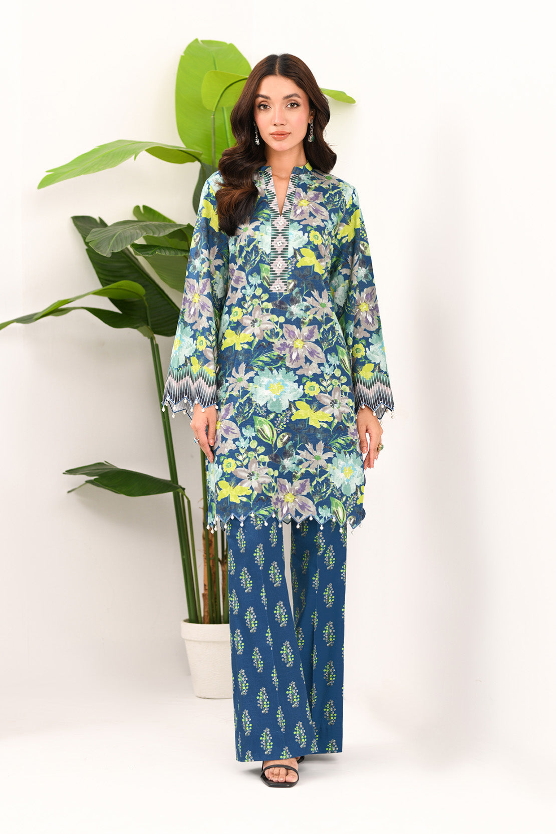 So Kamal | Winter Khaddar | KHADDAR SUIT SK10 by So Kamal - Designer Dress - Type: Ladies Clothes - Available at Libayah - 100% Original