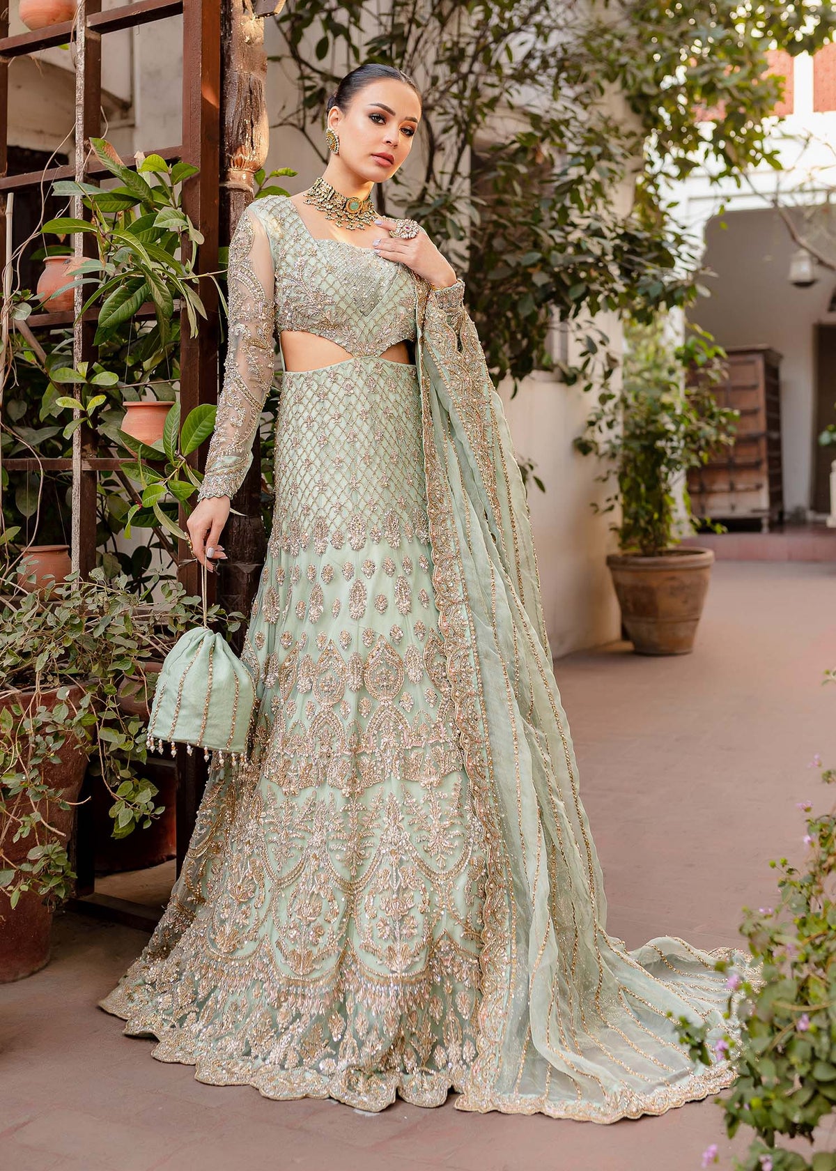 Kanwal Malik | Wedding Formals and Bridals | NAFEESA by Kanwal Malik - Designer Dress - Type: Ladies Clothes - Available at Libayah - 100% Original