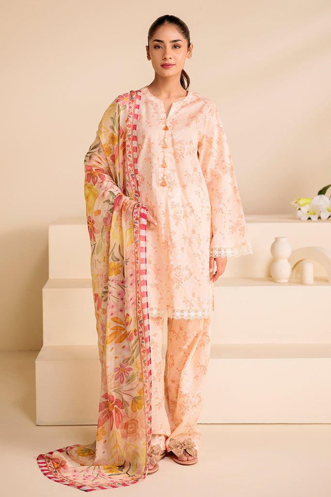 Cross Stitch | Daily Wear | DUSKY ROSE by Cross Stitch - Designer Dress - Type: Casuals - Available at Libayah - 100% Original