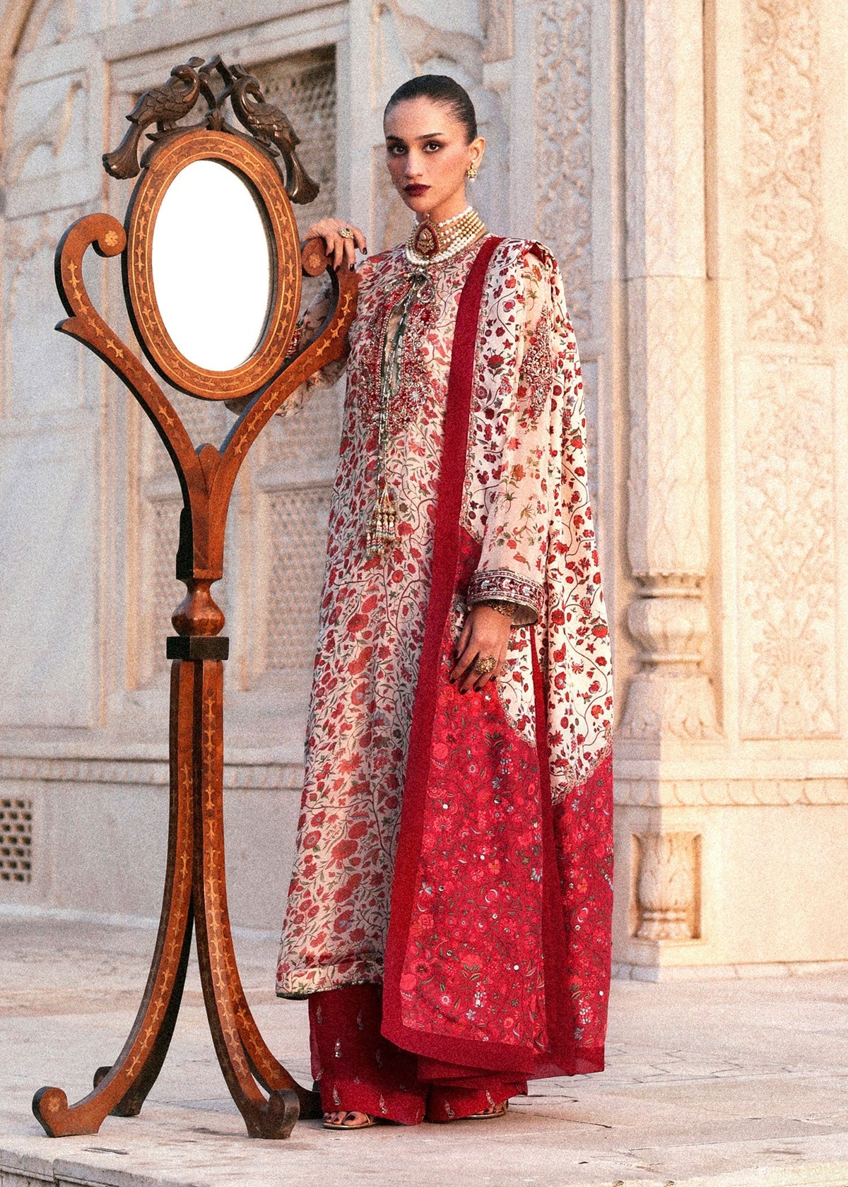 Hussain Rehar | Luxury Pret AW 25 | Ivoria by Hussain Rehar - Designer Dress  - Type : Ladies Clothes - Available at Libayah - 100% Original 