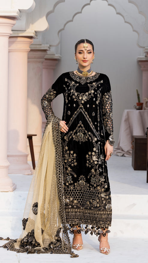 Zebtan | Andaz e Makhmal | ZAM-10 by Zebtan - Designer Dress - Type: Ladies Clothes - Available at Libayah - 100% Original