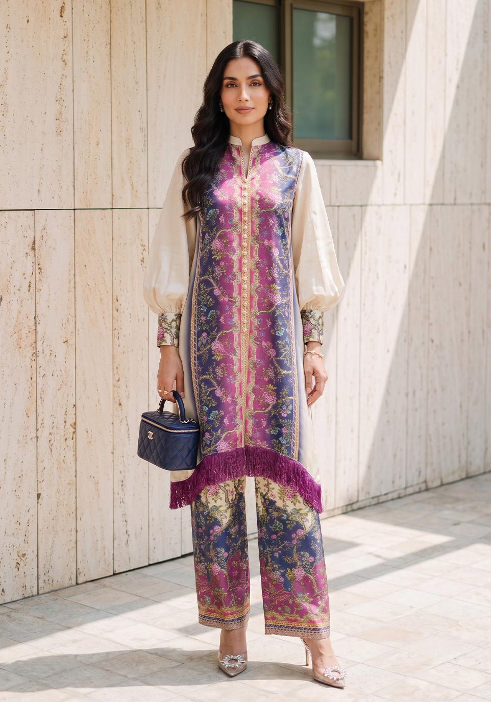Zarqash | Silk Edit 26 | Imperial Bloom by Zarqash - Designer Dress  - Type : Ladies Clothes - Available at Libayah - 100% Original 