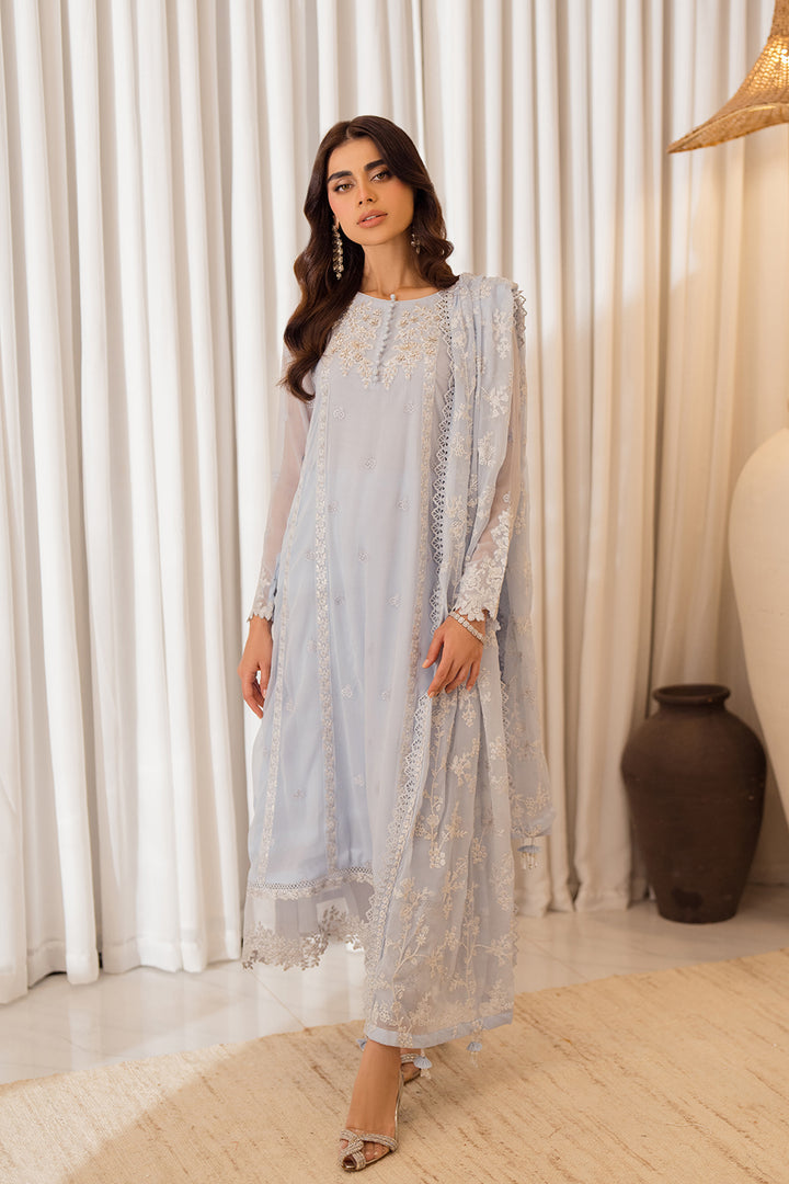 Azure | Ensembles Embroidered Formals | Serenity Sky by Azure - Designer Dress - Type: Ladies Clothes - Available at Libayah - 100% Original