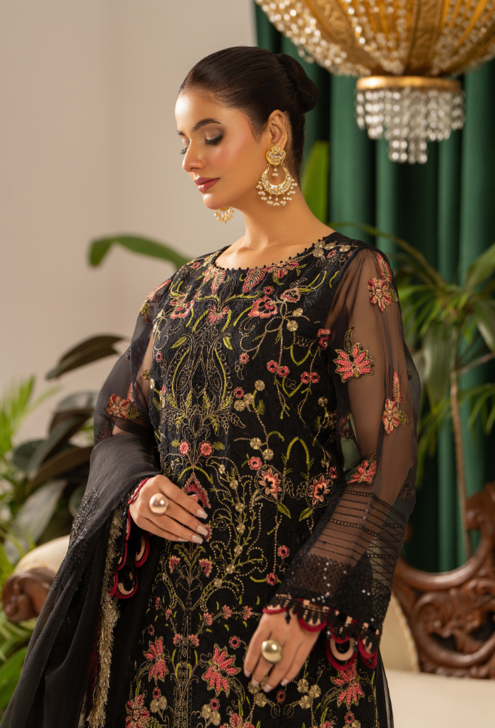 Humdum | Chiffon Collection | HOC - D03 by Humdum - Designer Dress - Type: Ladies Clothes - Available at Libayah - 100% Original