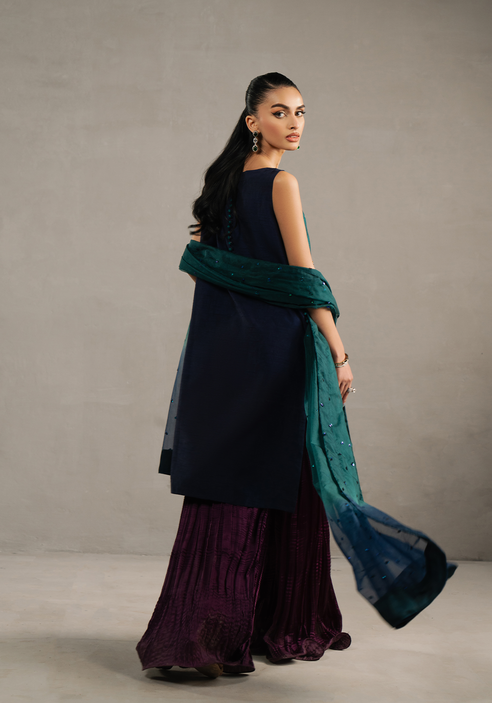 Zarqash | Silk Edit | ZQS 024 STARLETTE by Zarqash - Designer Dress - Type: Ladies Clothes - Available at Libayah - 100% Original
