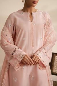 Cross Stitch | Embroidered Lawn Mahiri 24 | SILVER PINK by Cross Stitch - Designer Dress - Type: Luxury - Available at Libayah - 100% Original