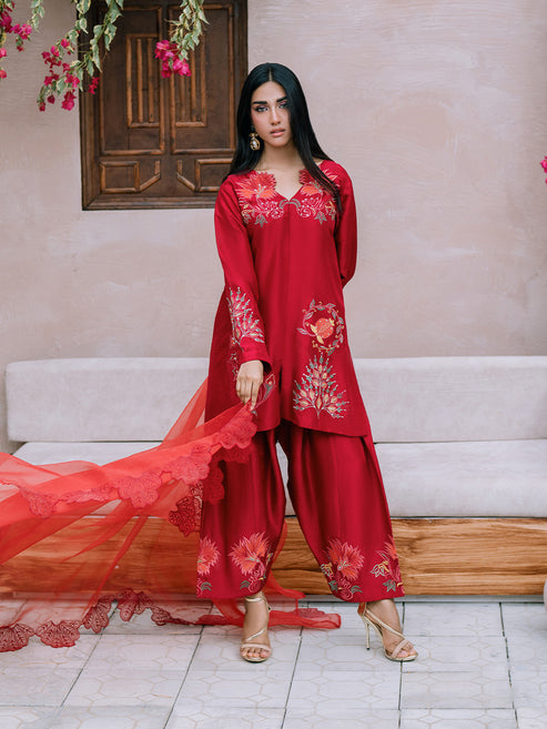 Farah Zubair | Luxury Pret | Shirin by Farah Zubair - Designer Dress - Type: Ladies Clothes - Available at Libayah - 100% Original