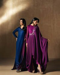 Vasal | Zyra Luxe Pret 26 | Sapphire drift by Vasal - Designer Dress  - Type : Ladies Clothes - Available at Libayah - 100% Original 