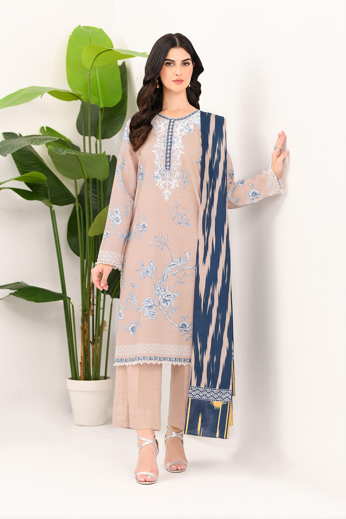 So Kamal | Winter Khaddar | KHADDAR SUIT SK18 by So Kamal - Designer Dress - Type: Ladies Clothes - Available at Libayah - 100% Original