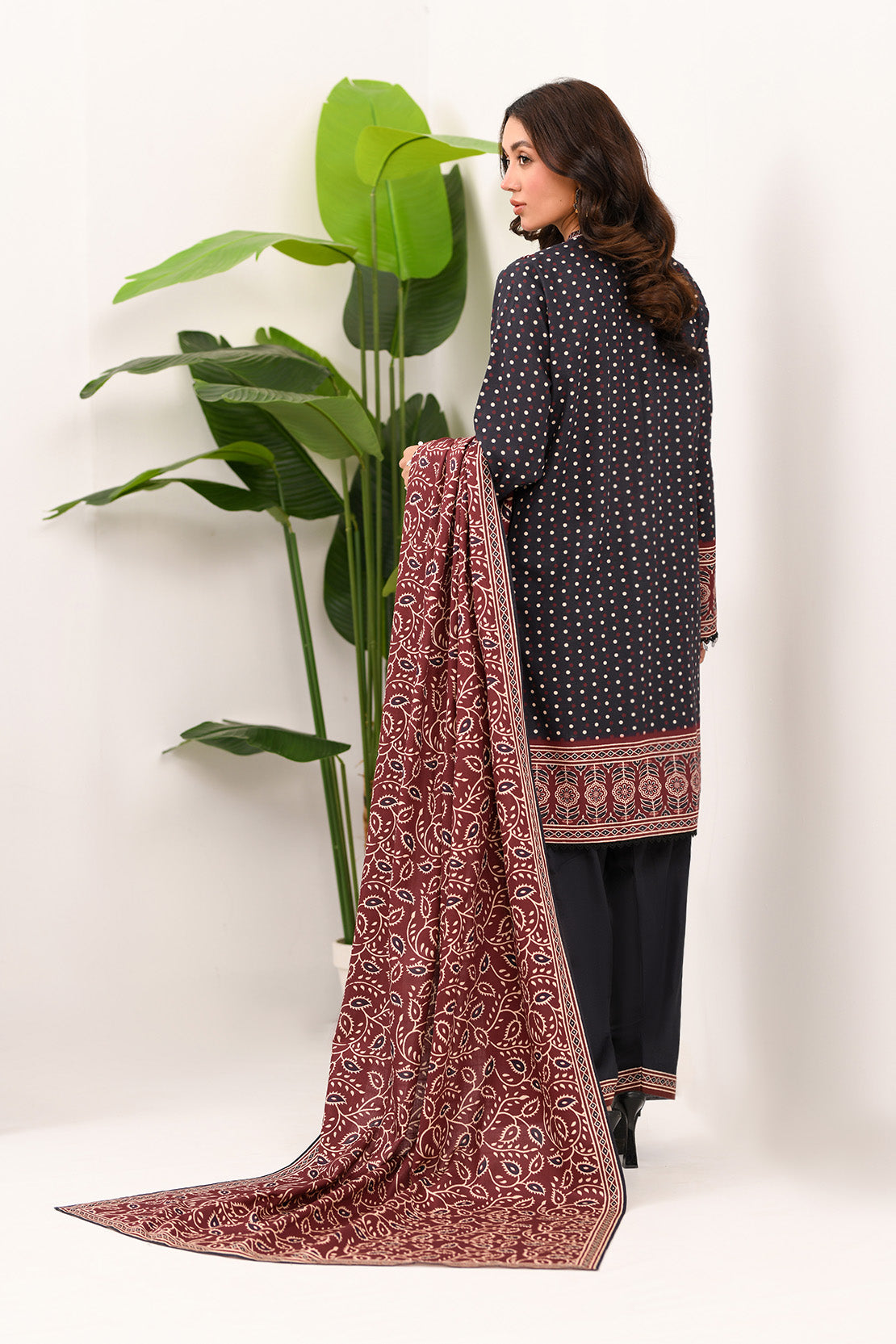 So Kamal | Winter Khaddar | KHADDAR SUIT SK19 by So Kamal - Designer Dress - Type: Ladies Clothes - Available at Libayah - 100% Original