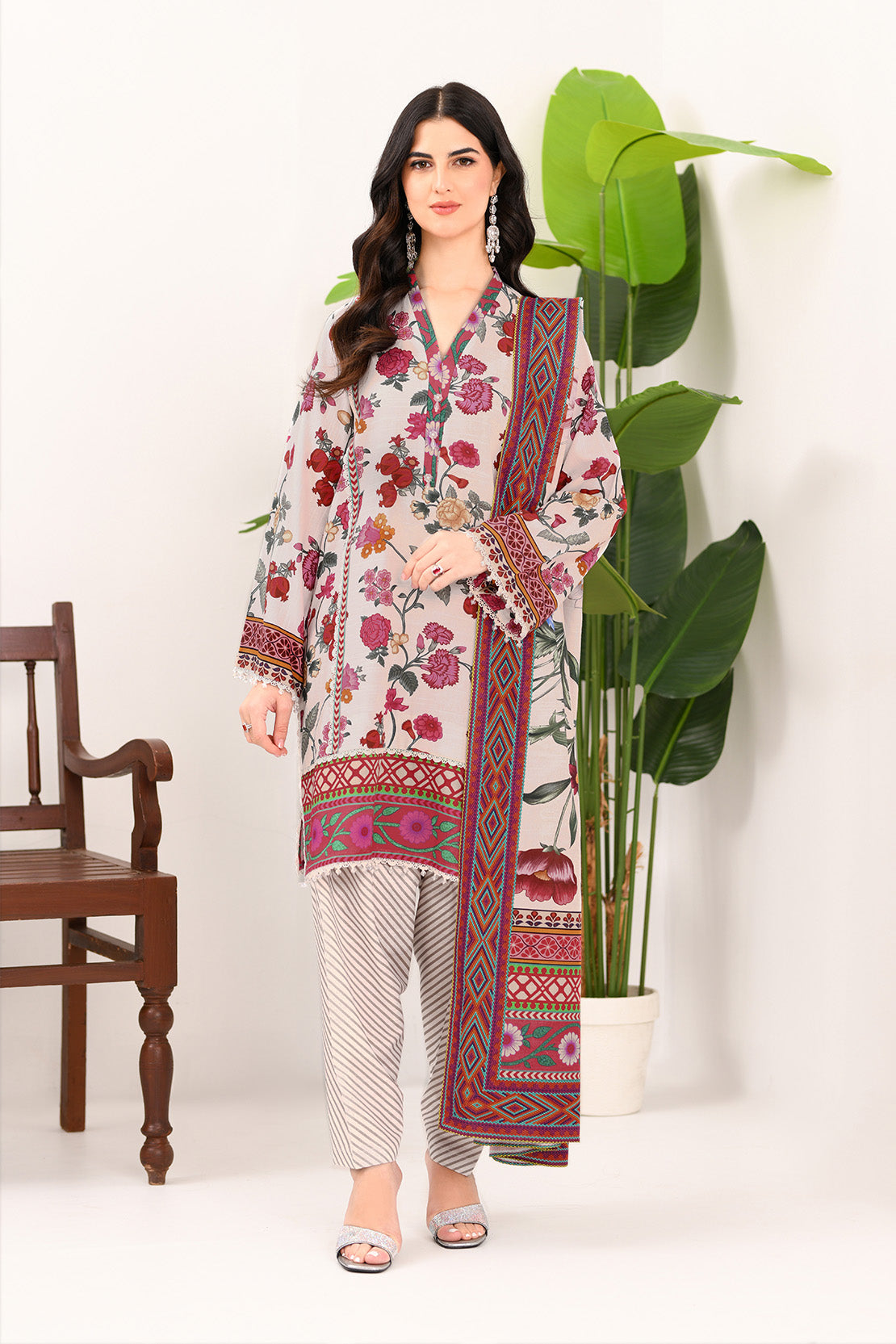 So Kamal | Winter Khaddar | KHADDAR SUIT SK11 by So Kamal - Designer Dress - Type: Ladies Clothes - Available at Libayah - 100% Original