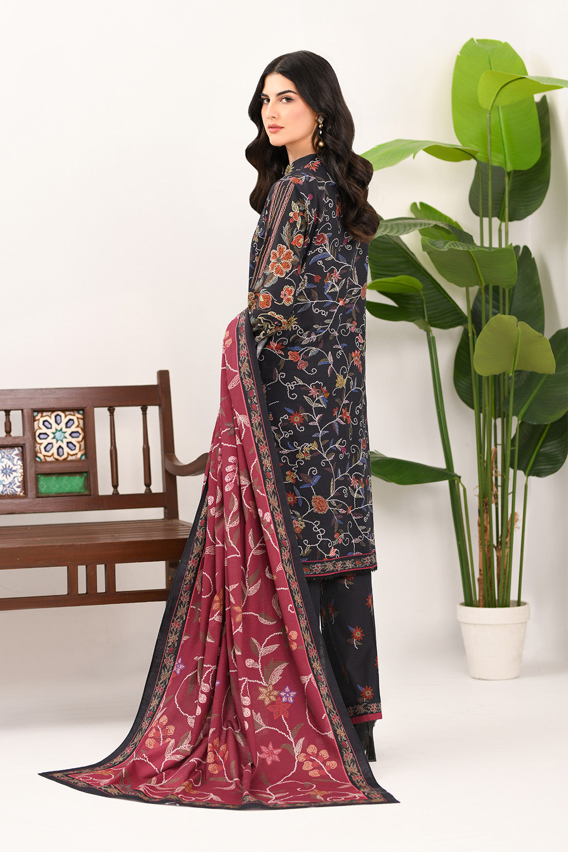 So Kamal | Winter Khaddar | KHADDAR SUIT SK21 by So Kamal - Designer Dress - Type: Ladies Clothes - Available at Libayah - 100% Original