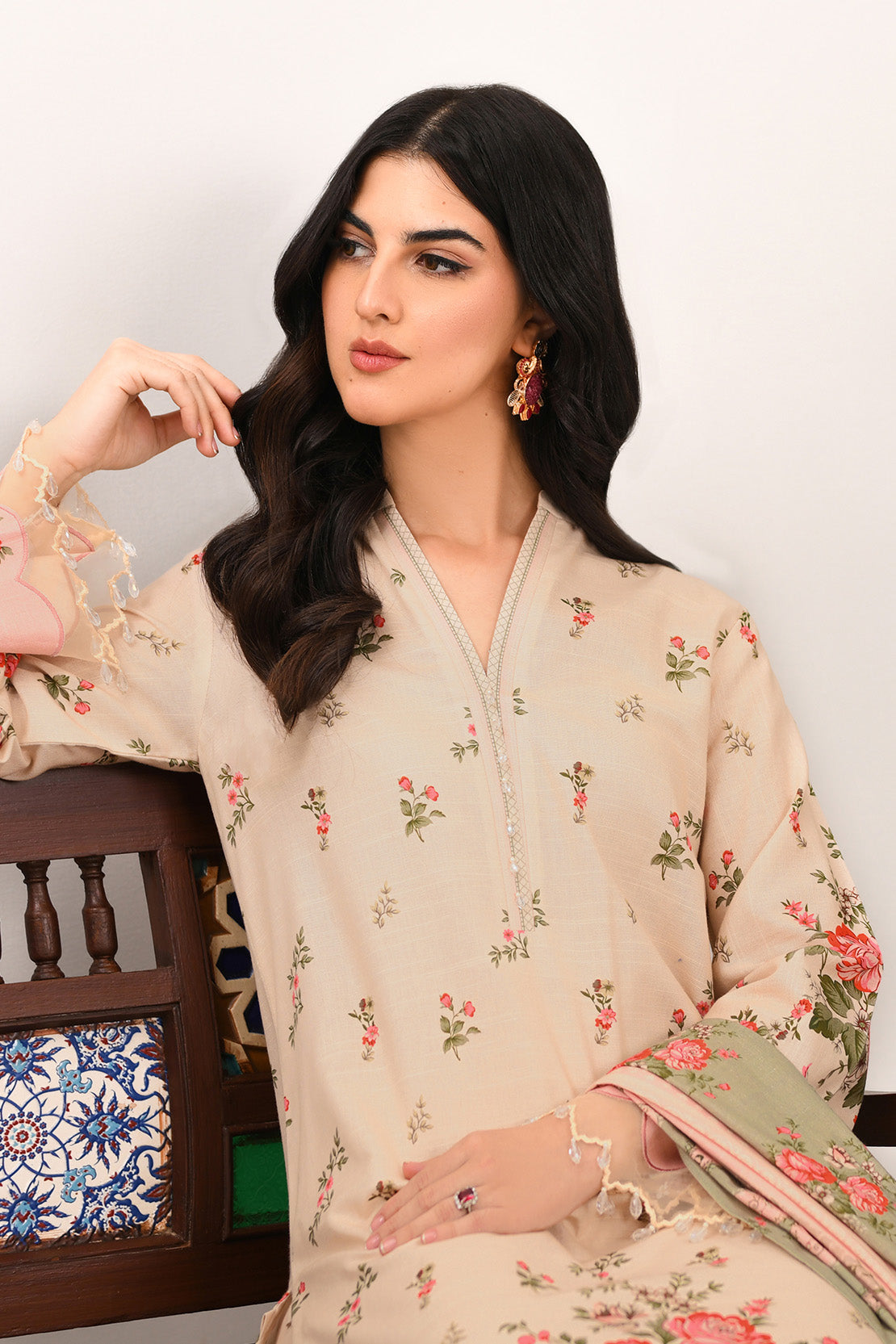 So Kamal | Winter Khaddar | KHADDAR SUIT SK23 by So Kamal - Designer Dress - Type: Ladies Clothes - Available at Libayah - 100% Original