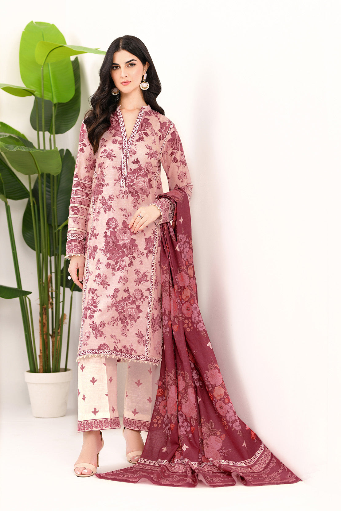 So Kamal | Winter Khaddar | KHADDAR SUIT SK24 by So Kamal - Designer Dress - Type: Ladies Clothes - Available at Libayah - 100% Original