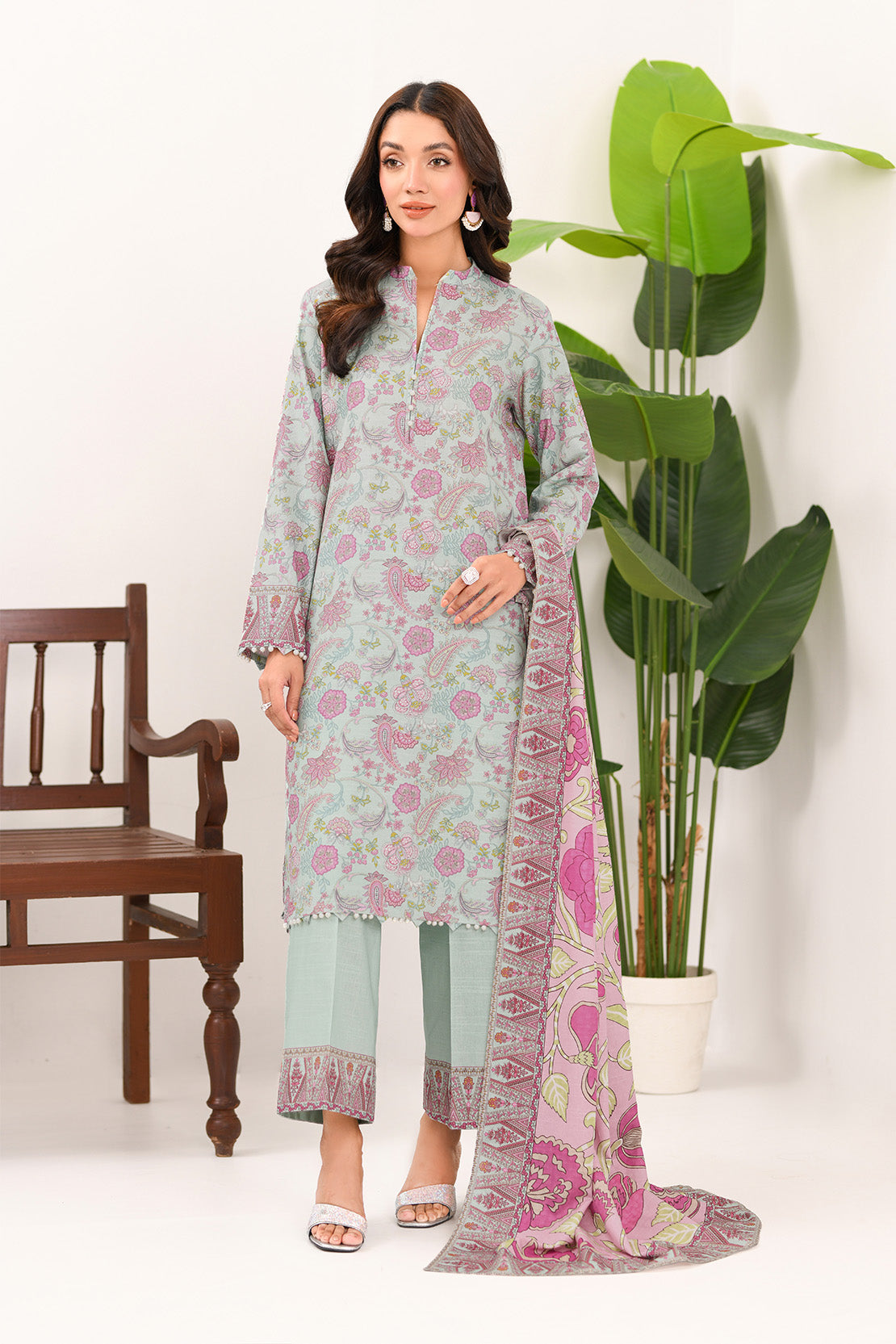 So Kamal | Winter Khaddar | KHADDAR SUIT SK28 by So Kamal - Designer Dress - Type: Ladies Clothes - Available at Libayah - 100% Original