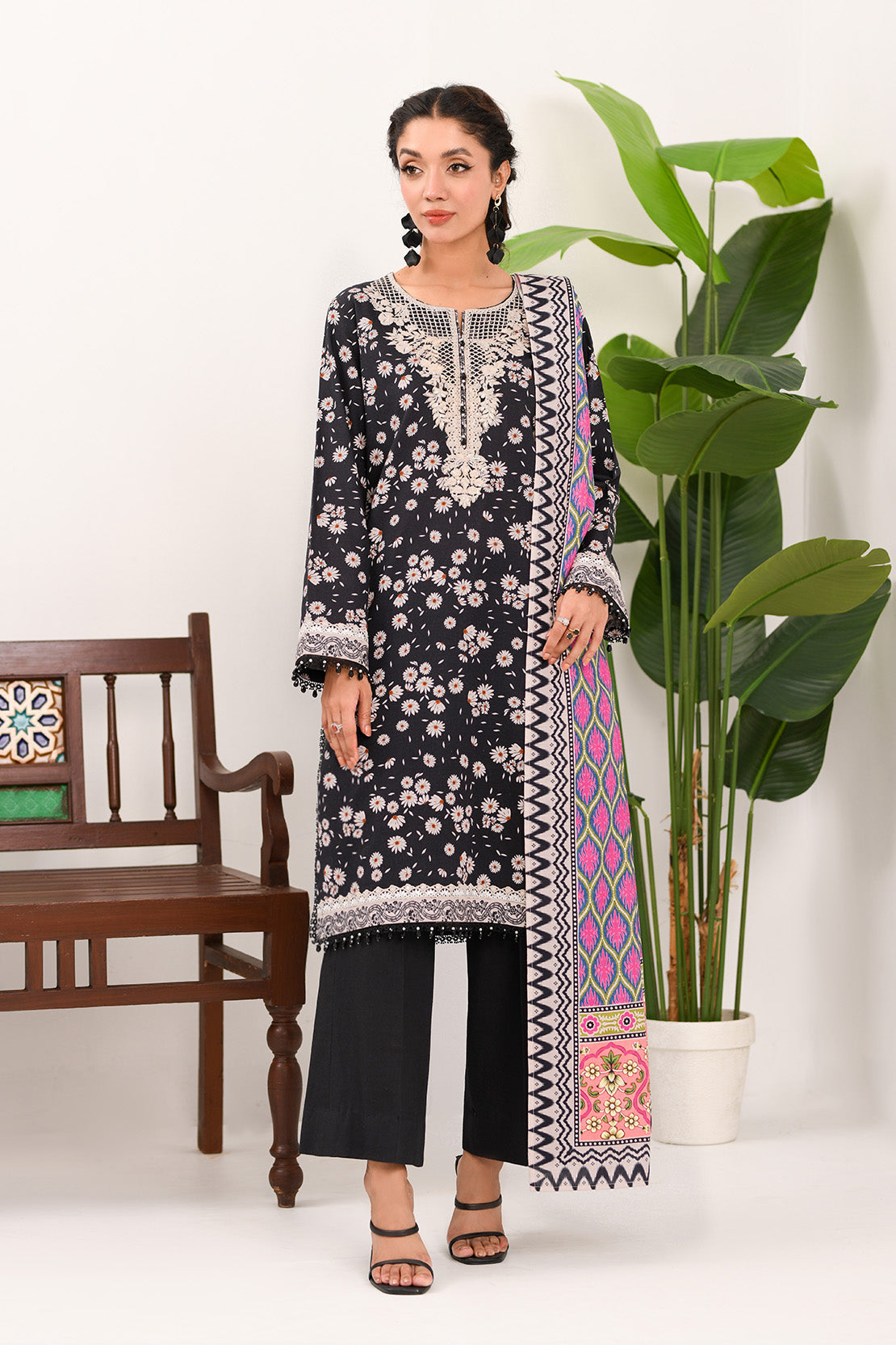 So Kamal | Winter Khaddar | KHADDAR SUIT SK37 by So Kamal - Designer Dress - Type: Ladies Clothes - Available at Libayah - 100% Original