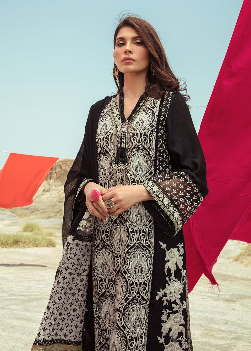 Saira Shakira | Luxury Pret | Black Beauty by Saira Shakira - Designer Dress  - Type : Ladies Clothes - Available at Libayah - 100% Original 