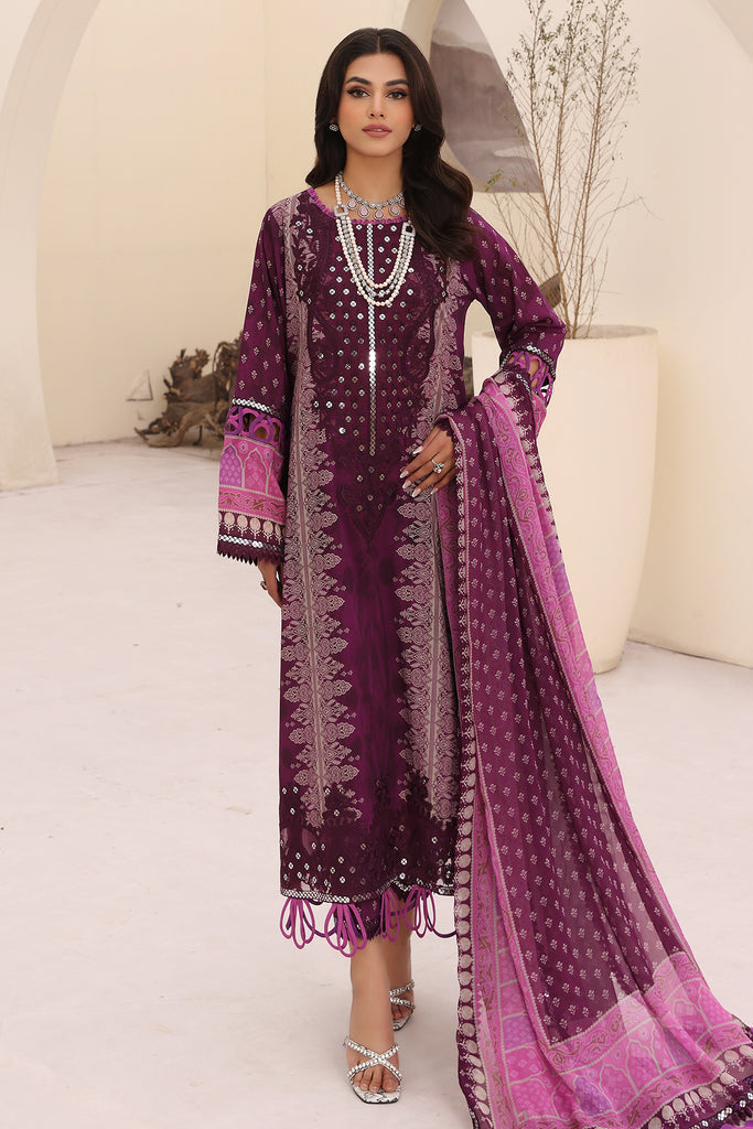 Charizma | Naranji Embroidered Lawn 24 | CN4-003 by Charizma - Designer Dress - Type: Ladies Clothes - Available at Libayah - 100% Original