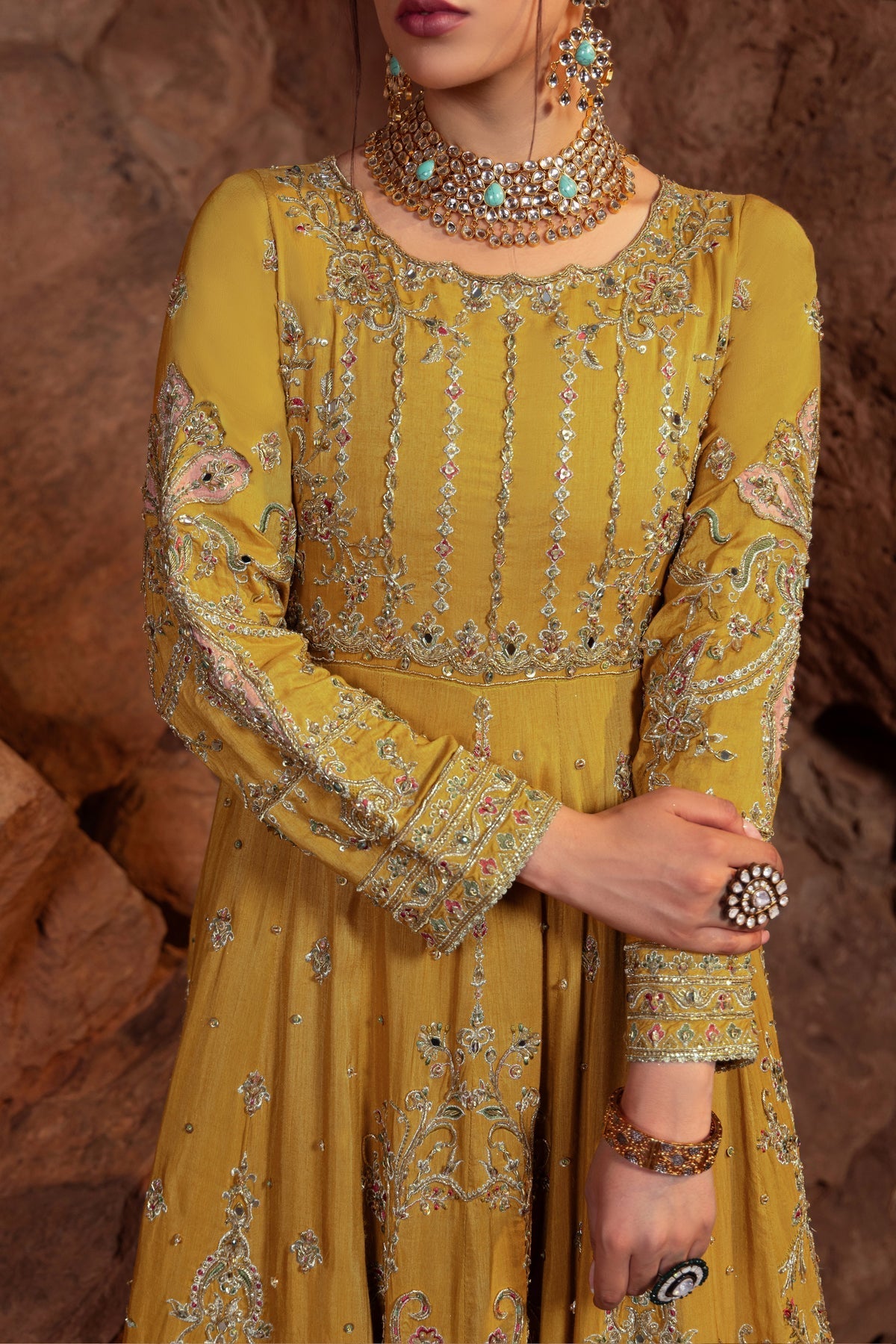 Naqshi | Samarkand Wedding Formals | Adeen by Naqshi - Designer Dress - Type: Bridal - Available at Libayah - 100% Original