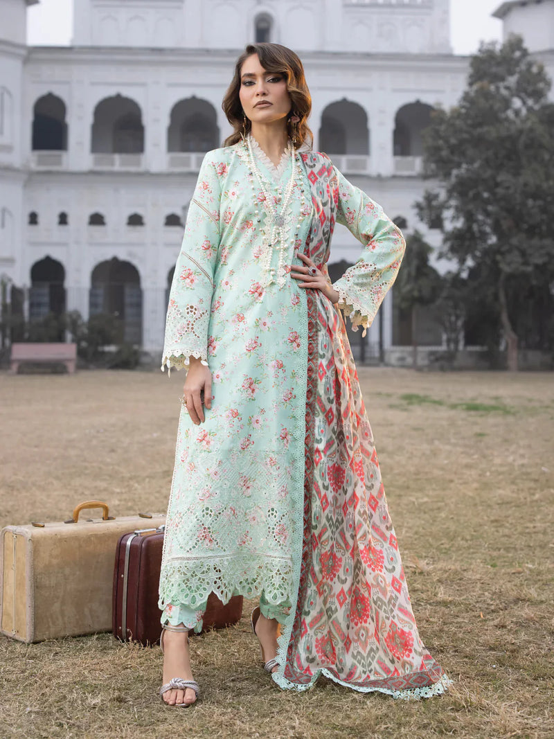 Faiza Faisal | Maya Luxury Lawn | Julia by Faiza Faisal - Designer Dress - Type: Ladies Clothes - Available at Libayah - 100% Original