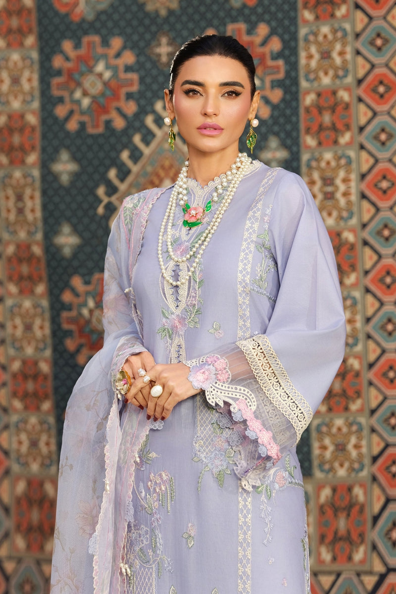 Maryam Hussain | Luxury Lawn 26 | Jasmine - Designer Dress - Type : Ladies Clothes - Available at Libayah - 100% Original