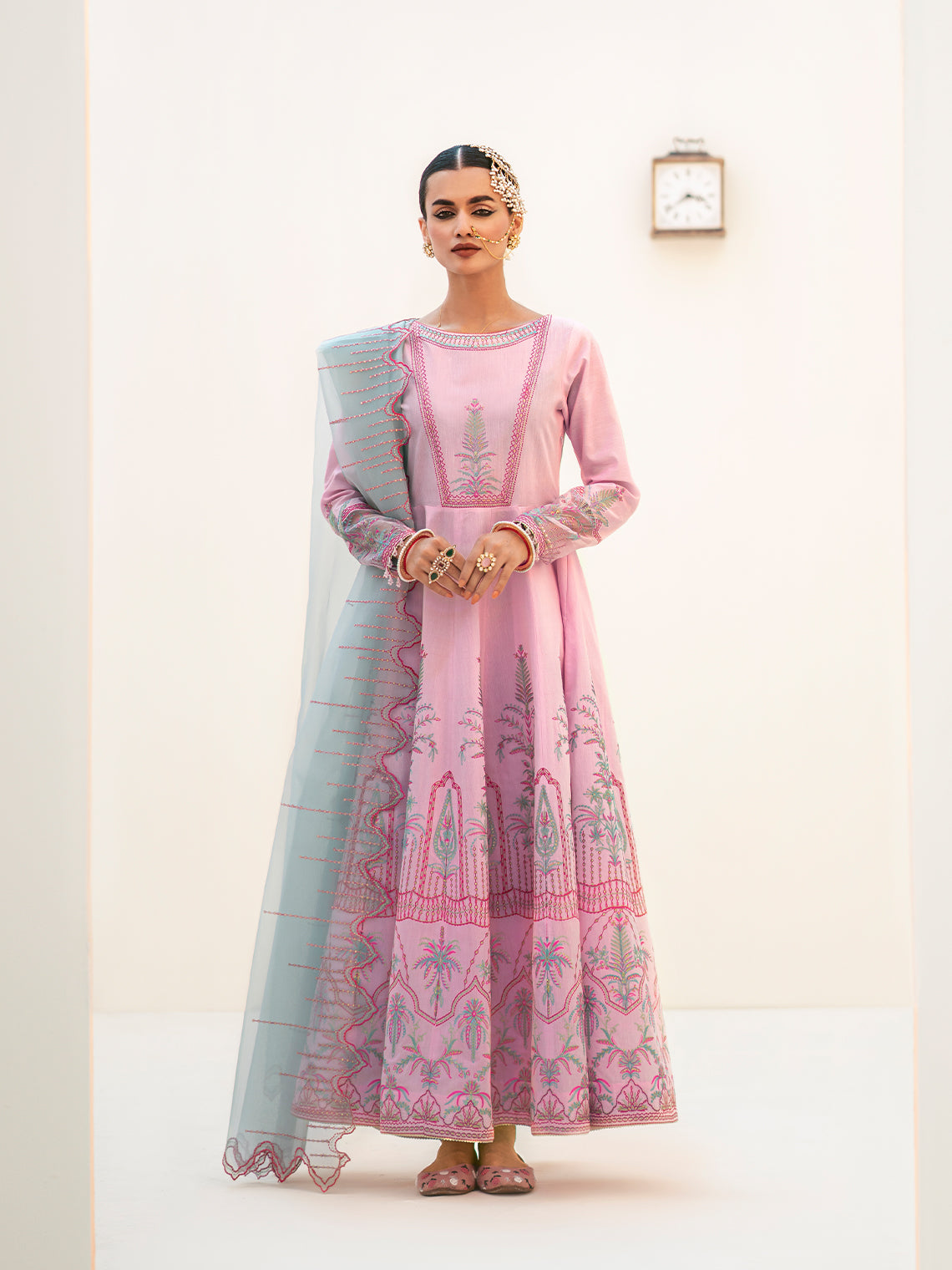 Fozia Khalid | Eid Edit 24 | Cranberry Pink by Fozia Khalid - Designer Dress - Type: Ladies Clothes - Available at Libayah - 100% Original