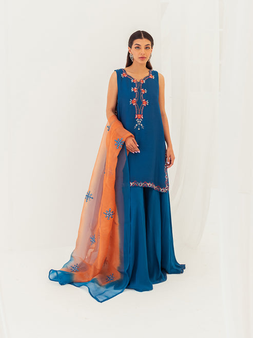 Farah Zubair | Luxury Pret | Firoza by Farah Zubair - Designer Dress - Type: Ladies Clothes - Available at Libayah - 100% Original