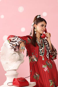 Musferah Saad | Resort Collection | Ruby Safari by Musferah Saad - Designer Dress  - Type : Ladies Clothes - Available at Libayah - 100% Original 