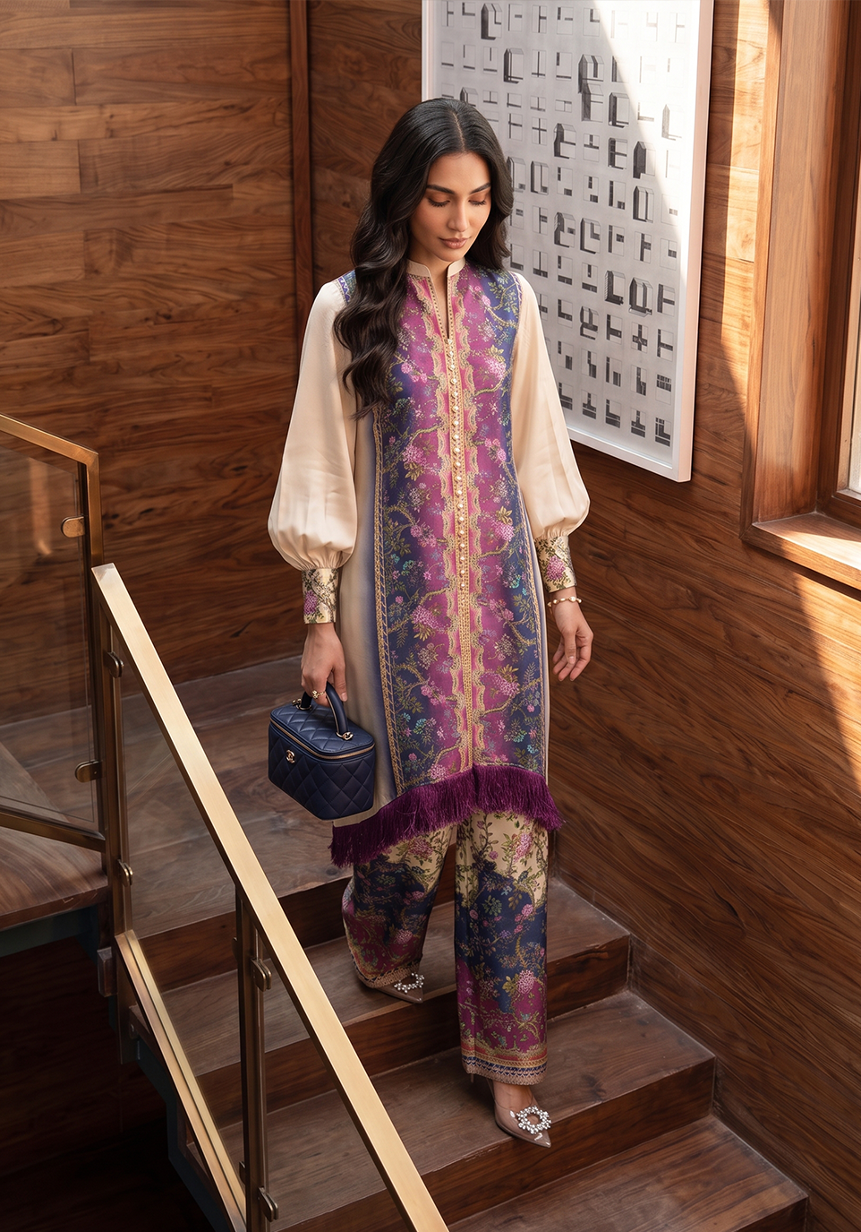 Zarqash | Silk Edit 26 | Imperial Bloom by Zarqash - Designer Dress  - Type : Ladies Clothes - Available at Libayah - 100% Original 