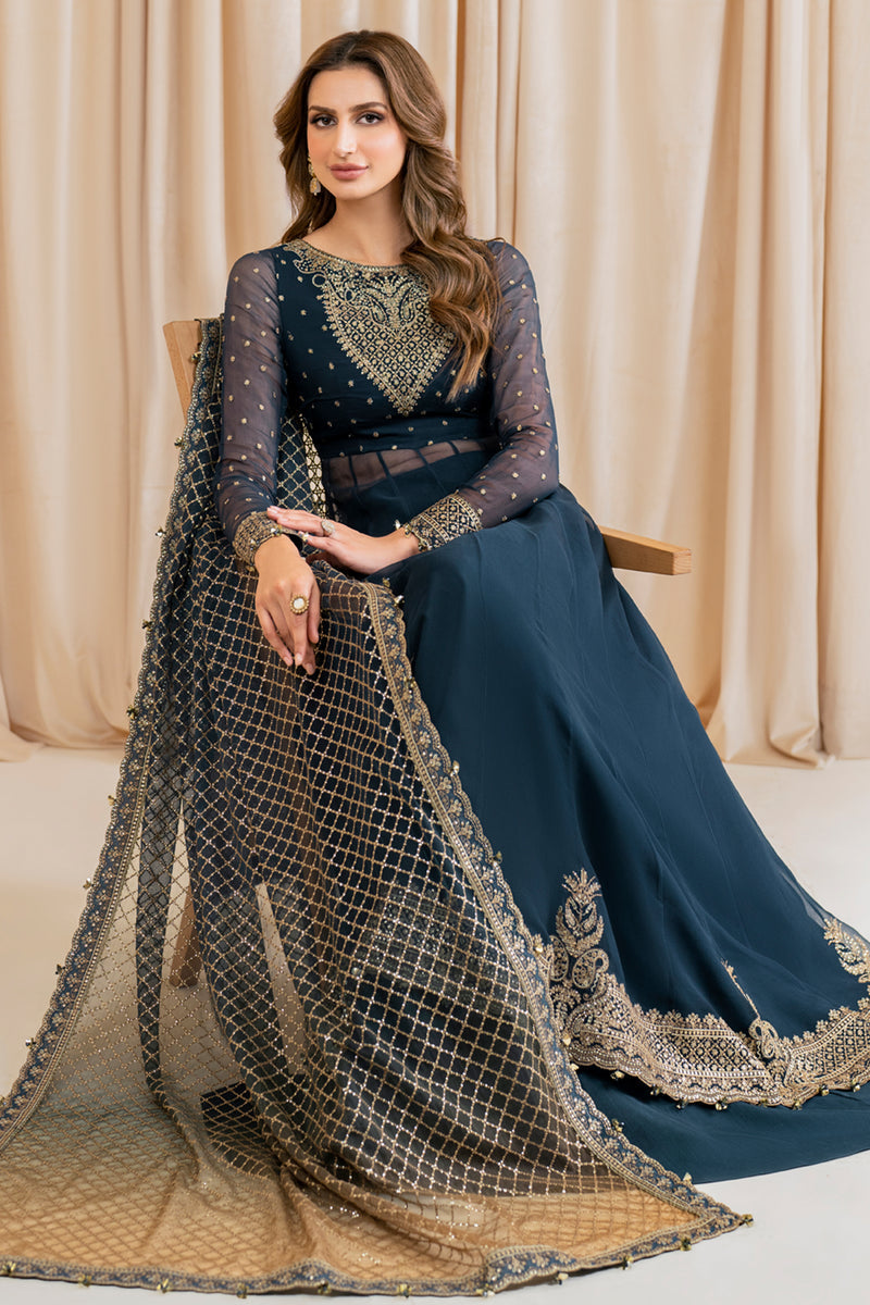 Jazmin | Formals Collection | CHIFFON UC-3047 by Jazmin - Designer Dress - Type: Ladies Clothes - Available at Libayah - 100% Original