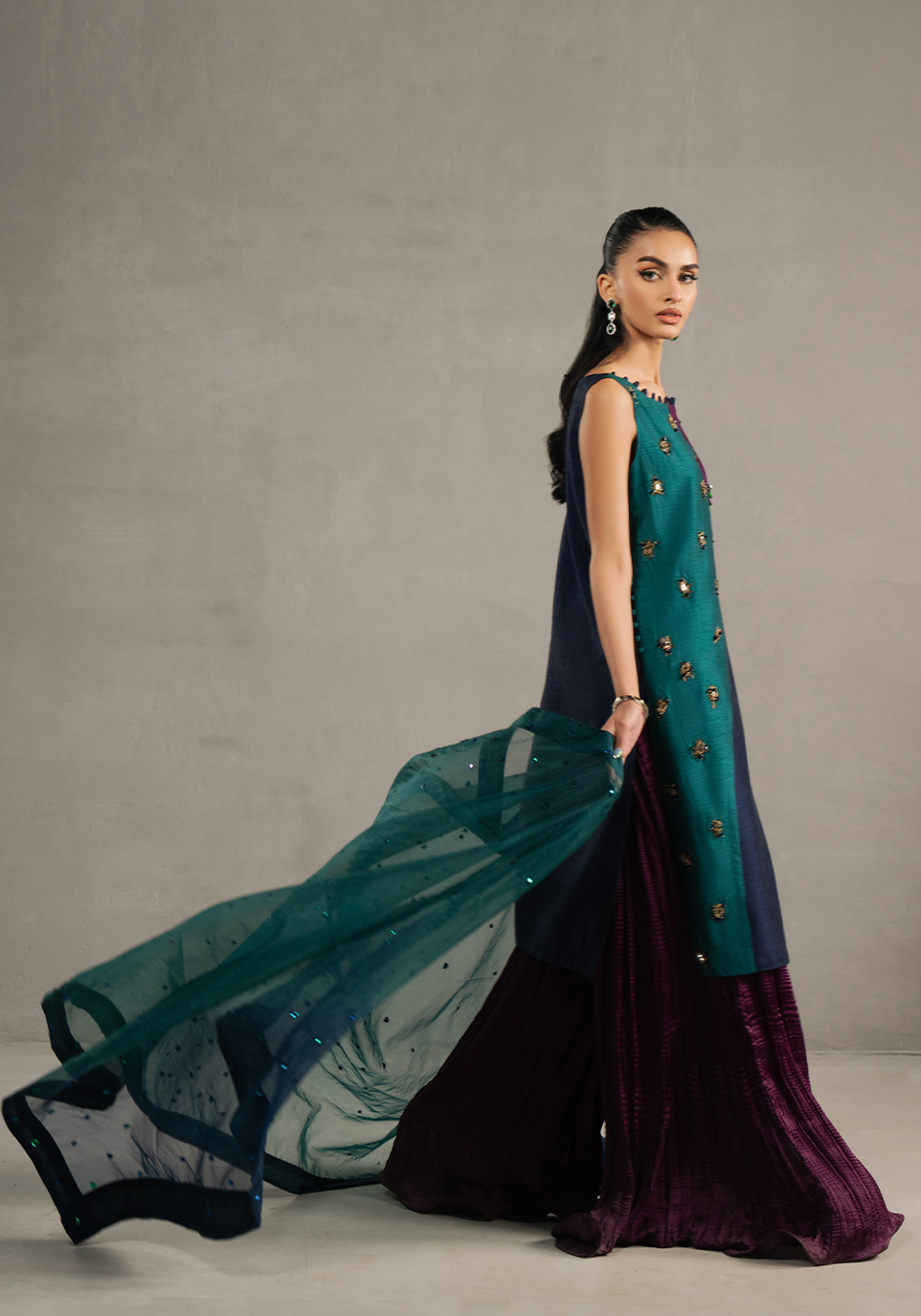 Zarqash | Silk Edit | ZQS 024 STARLETTE by Zarqash - Designer Dress - Type: Ladies Clothes - Available at Libayah - 100% Original