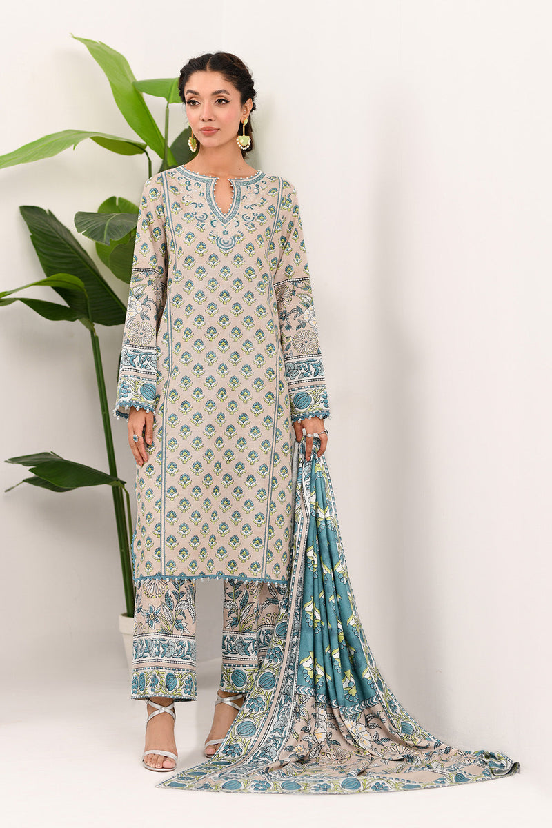 So Kamal | Winter Khaddar | KHADDAR SUIT SK16 by So Kamal - Designer Dress - Type: Ladies Clothes - Available at Libayah - 100% Original