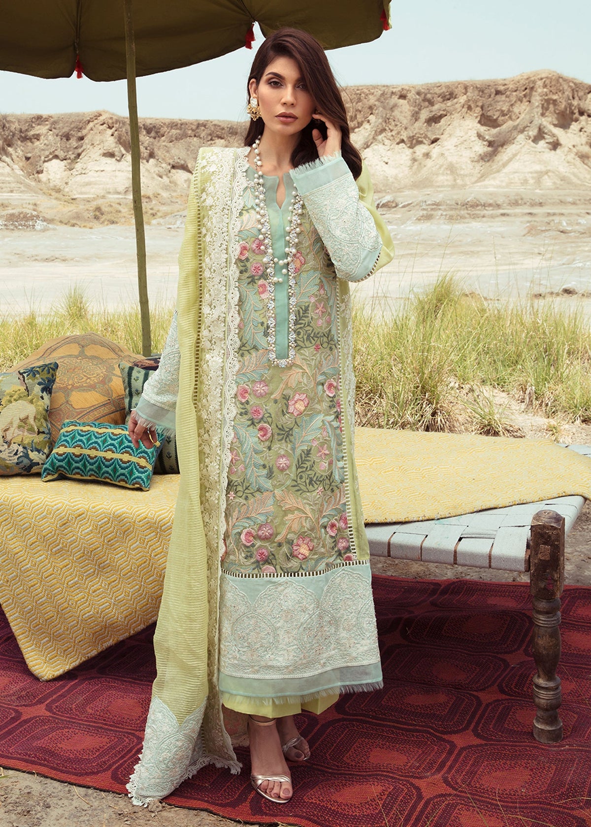 Saira Shakira | Luxury Pret | Aurora by Saira Shakira - Designer Dress  - Type : Ladies Clothes - Available at Libayah - 100% Original 