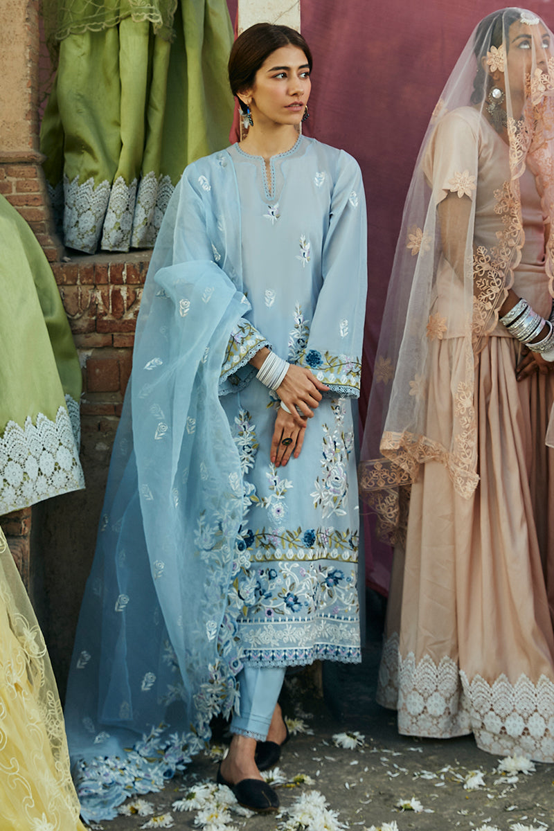 Cross Stitch | Premium Lawn 24 | CERULEAN ORNATE