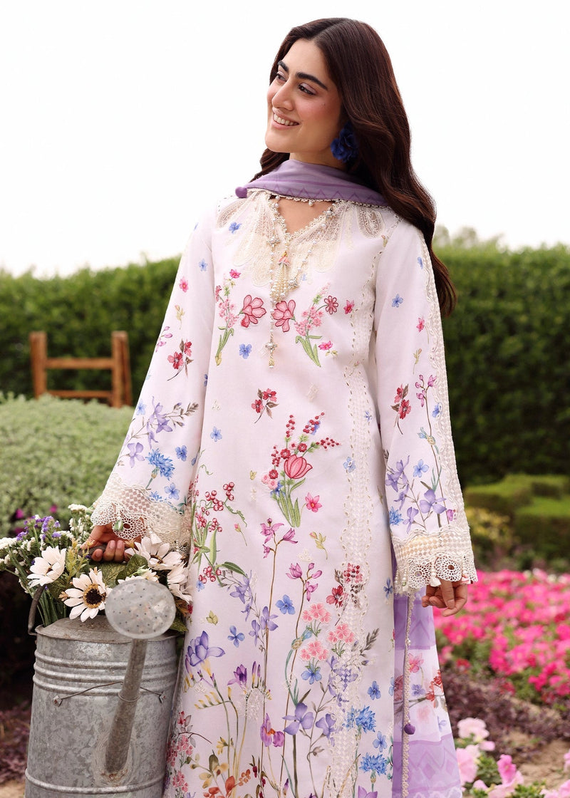 Sardinia | Embroidered Lawn Edit 26 | Lavender Clouds by Sardinia - Designer Dress  - Type : Ladies Clothes - Available at Libayah - 100% Original 