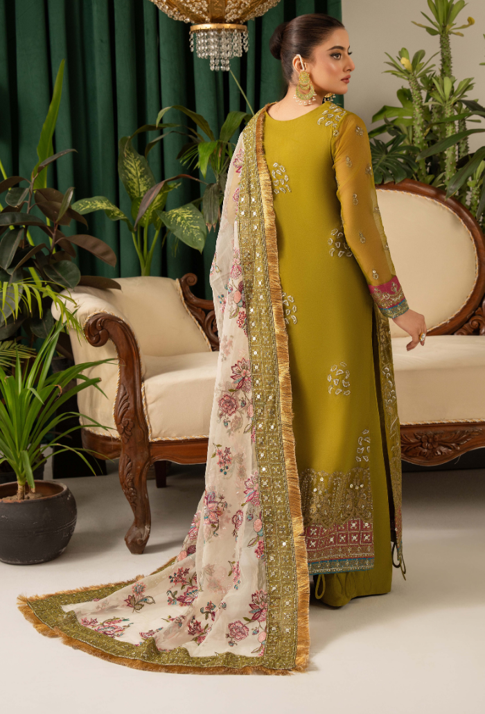 Humdum | Chiffon Collection | HOC - D01 by Humdum - Designer Dress - Type: Ladies Clothes - Available at Libayah - 100% Original