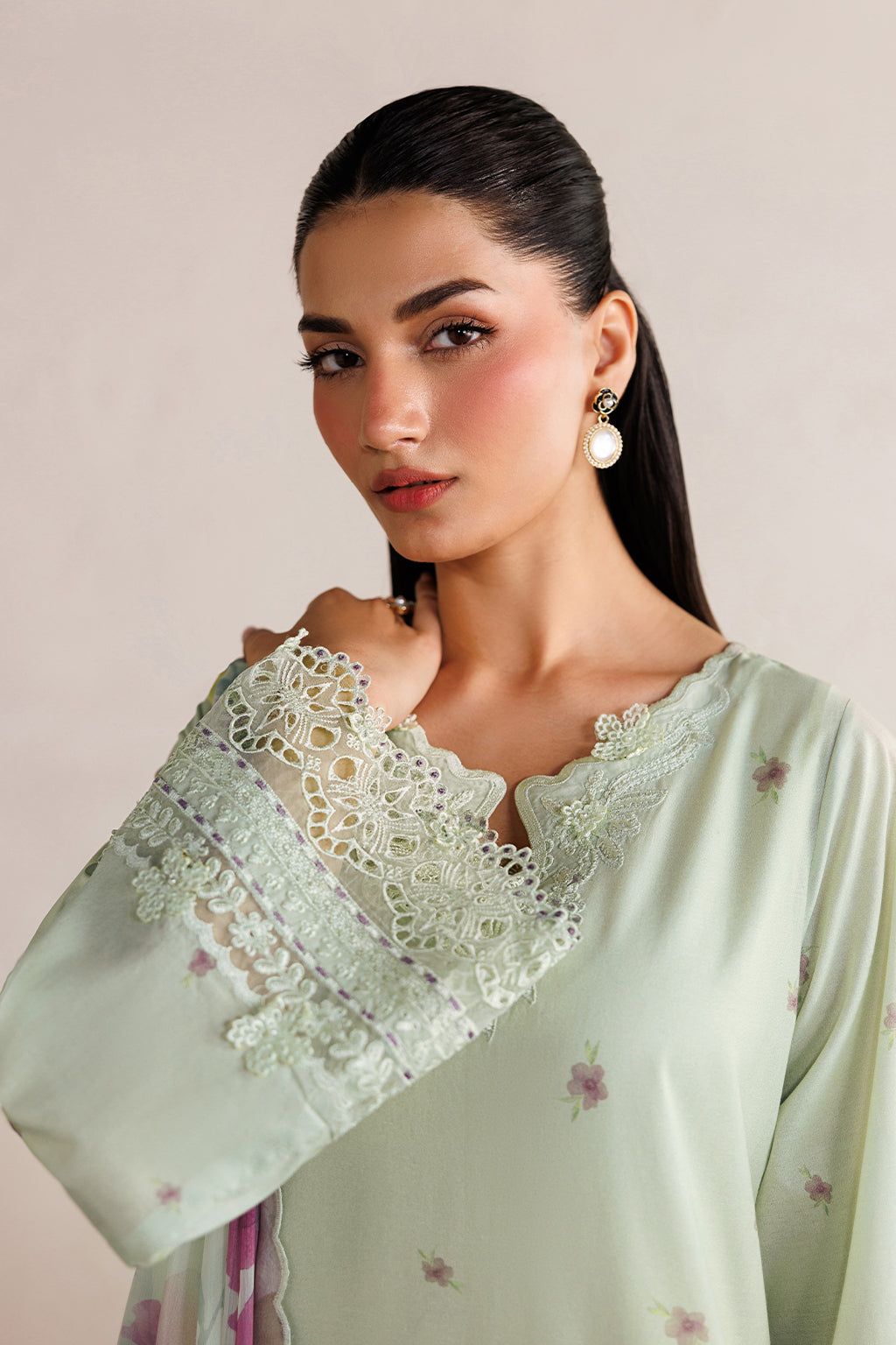 Iznik | Festive lawn 26 | IBE-06 Embroidered Lawn by Iznik - Designer Dress  - Type : Ladies Clothes - Available at Libayah - 100% Original 