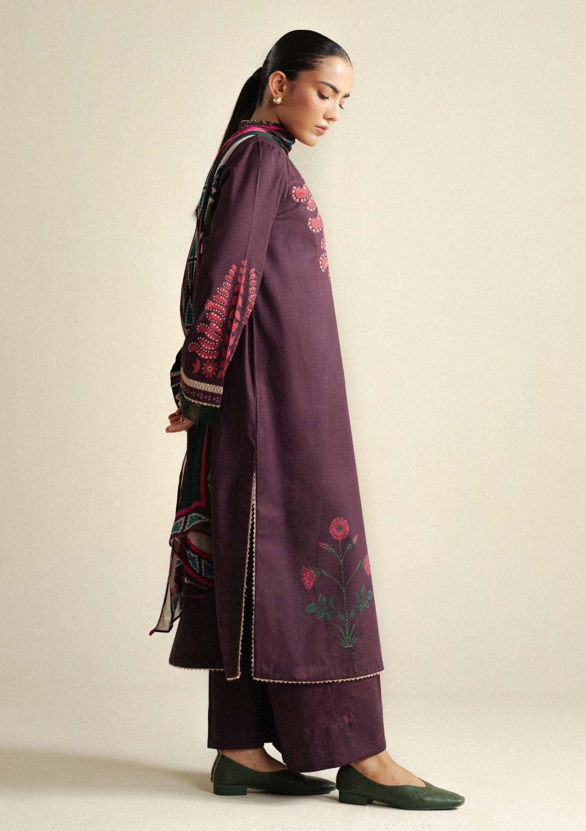 Zara Shahjahan | Coco Prints 25 | Lilt-7A by Zara Shahjahan - Designer Dress  - Type : Ladies Clothes - Available at Libayah - 100% Original 
