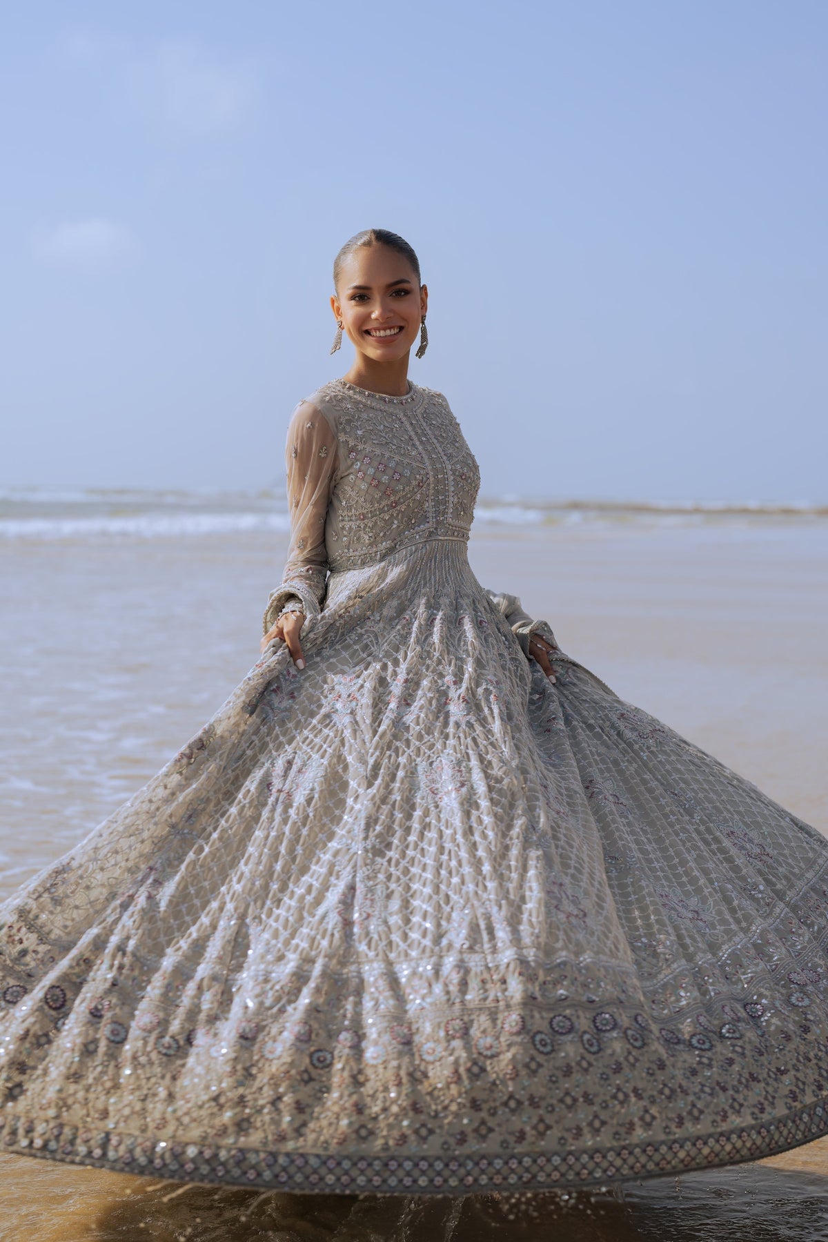 Naqshi | Sahil Kinaray | VALERIA by Naqshi - Designer Dress - Type: Ladies Clothes - Available at Libayah - 100% Original