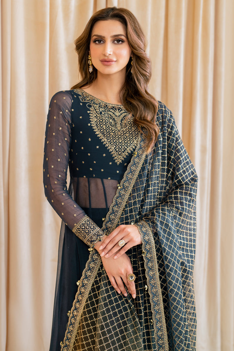 Jazmin | Formals Collection | CHIFFON UC-3047 by Jazmin - Designer Dress - Type: Ladies Clothes - Available at Libayah - 100% Original