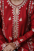 Cross Stitch | Satin De Luxe | RUBY WHISPER by Cross Stitch - Designer Dress - Type: Luxury - Available at Libayah - 100% Original