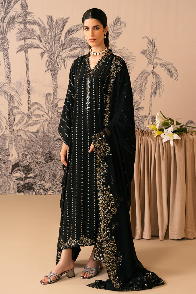 Cross Stitch | Luxe Atelier 24 | MYSTIC RAVEN by Cross Stitch - Designer Dress - Type: Ladies Clothes - Available at Libayah - 100% Original